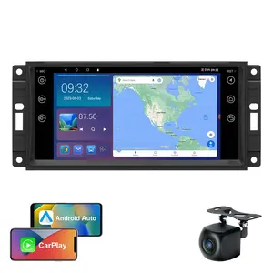 Jmance 7 นิ้วสําหรับJeep Commander 2008 2009 2010 2011 รถวิทยุ 2 DinนําทางCarplay Androidสเตอริโอเครื่องเล่นมัลติมีเดีย