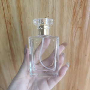 Chai Nước Hoa Thủy Tinh Hình Chữ Nhật 30ML 50ML <span class=keywords><strong>100ML</strong></span> Chai Xịt Thủy Tinh Hình Vuông Sang Trọng Cho Dầu Thơm - Product Image 1