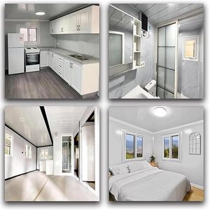 Casa Contenedor Expandible Plegable de Acero de Diseño Moderno de 20 a 40 Pies, Dormitorio, Sala de Estar, Entrada y Taller, Casa Modular Aislada - Product Image 6