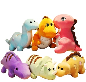 Peluche de Dinosaurio Triceratops Personalizado, Adorable Peluche de Animal, Almohada de Peluche para Aliviar la Ansiedad y el Estrés - Product Image 1