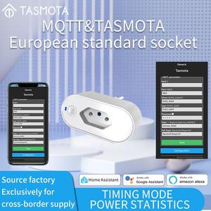 SIXWGH Tasmota Open Source 16A Interruptor Inteligente Brasileño/Reino Unido Compatible con Control Local MQTT, <span class=keywords><strong>Home</strong></span> Assistant, Alexa, <span class=keywords><strong>Google</strong></span> WiFi, <span class=keywords><strong>ESP32</strong></span>, DIY para el Hogar - Product Image 3