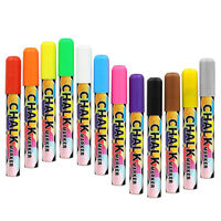Marqueur de craie liquide soluble dans l'eau sans poussière de 6 mm, stylo pour enfants, surligneur pour tableau d'écriture LED