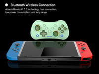 Manette de jeu portable mini sans fil RGB Turbo pour Nintendo Switch PC Android IOS Gamepad