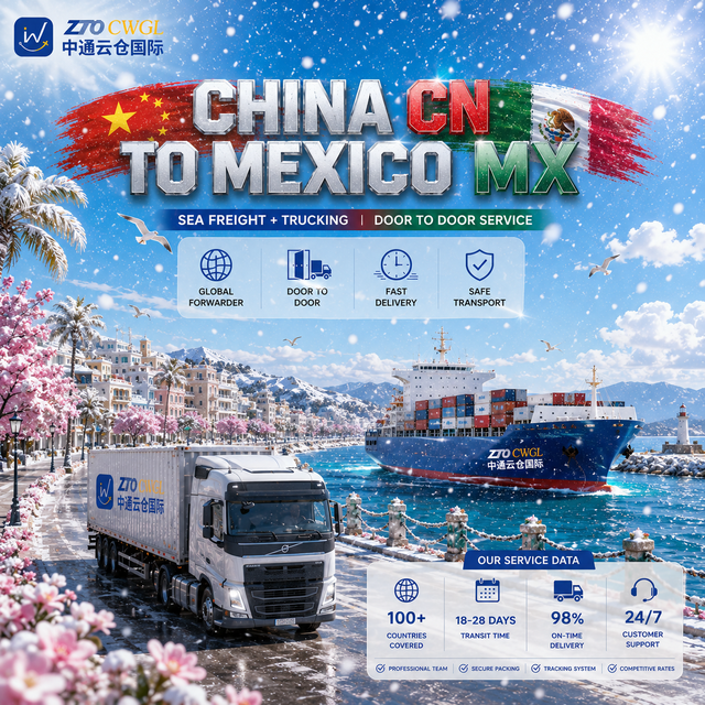 Freight Forwarder Mexico Sea Freight From China General Cargo With Inspection Pickup Delivery Service