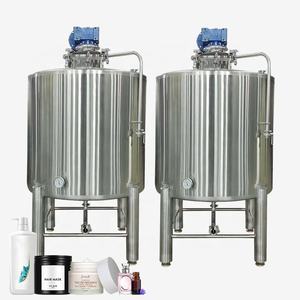 Máquina para hacer jabón de champú de 1000L, máquina para hacer jabón líquido, mezclador de acero inoxidable, equipo de mezcla semifluido líquido - Product Image 1