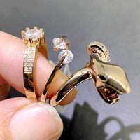 Bagues de fiançailles tendance en cuivre plaqué argent/or, style simple et audacieux, avec zircon, pour femmes et jeunes filles, pierre de naissance de juin, vente en gros mixte