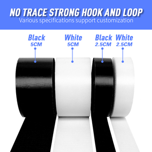 100% Nylon Dos Colle Attaches Haute Qualité Double Face Attache Auto-adhésive Forte de <span class=keywords><strong>2</strong></span> pouces de Diamètre Crochet Et boucle - Product Image 4