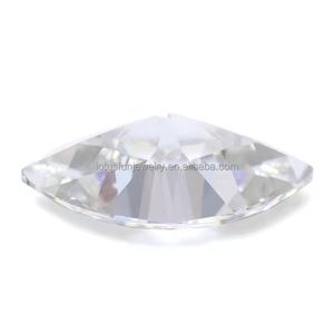 Pierre de Moissanite <span class=keywords><strong>Blanche</strong></span> Taille <span class=keywords><strong>Marquise</strong></span> Personnalisée en Gros, Couleur D Véritable, Certifiée GRA, Passe le Testeur - Product Image 3