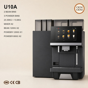 Machine à café commerciale intelligente U10, machine à expresso automatique, double écran tactile, solution de boissons pour café, hôtel, bureau 1. Commer - Product Image 2