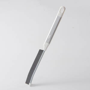 Cepillo para rincones mejorado y engrosado para limpieza del hogar, cerdas de nailon, mango largo, para uso en cocina, baño, fregadero y inodoro. - Product Image 2
