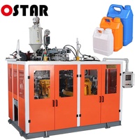 Machine de moulage par soufflage, capacité de 800ml, 1000ml, 1 litre, contenant en plastique HDPE, fabrication de moulage par soufflage,