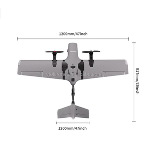 โดรน <span class=keywords><strong>Vtol</strong></span> น้ำหนักบรรทุก2กก. ที่มีความแม่นยำสูง RTF-4 Y3ความเร็ว46กม./ชม. เพื่อการทำแผนที่ทางอากาศที่มีประสิทธิภาพและการรวบรวมข้อมูลทางธรณีภาค - Product Image 4