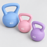 Kettlebell souple personnalisé AUGER en PVC rempli de sable pour femmes, équipement de fitness pour la musculation à domicile