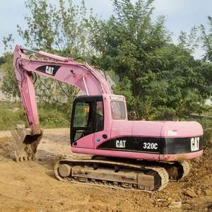Excavatrices Caterpillar 320 d'occasion de haute qualité CE, excavatrices sur chenilles de 20 tonnes d'occasion, accessoire de pince, marteau hydraulique - Product Image 3