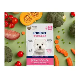 Vendita calda fornitore di Logo personalizzato gratuito ben fatto per animali domestici per alimenti naturali ad alta proteina cibo per animali domestici