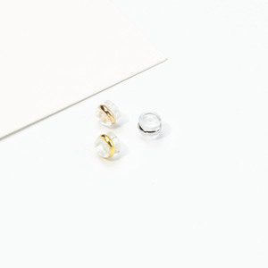 SDA boucles d'oreilles accessoires Anti-goutte Silicone laiton bouchons d'<span class=keywords><strong>oreille</strong></span> comme Hamburger en plastique Transparent pour la fabrication de bijoux clous d'<span class=keywords><strong>oreille</strong></span> - Product Image 3
