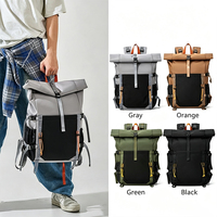 Sac à dos de sport décontracté en nylon imperméable, sac à dos de randonnée multifonctionnel unisexe, organisateur de week-end, sac de voyage extensible