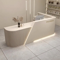 Meubles de réception modernes pour aménagement commercial, comptoir sur mesure pour boutique de détail, personnalisation