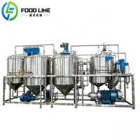 Petite machine de raffinage d'huile de palme, machine pour raffiner l'huile végétale, machine de raffinage et de désodorisation d'huile de cuisson