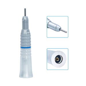 Ensemble de pièces à main dentaires à basse vitesse avec bouton-poussoir, comprenant une tête contra-angle et un cône nasal droit, pour moteur pneumatique 2/4 trous, destiné aux cliniques dentaires - Product Image 1