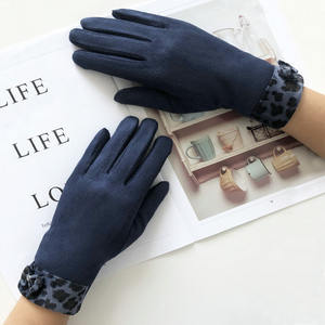 Bayanlar için toptan kış rüzgar geçirmez kadife sürüş eldiven düz şık dokunmatik açık bisiklet kullanımı - Product Image 6