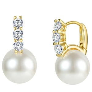 Boucles d'oreilles élégantes à perles géométriques, bijoux pour femmes, cadeaux pour tous les jours ou pour des occasions spéciales - Product Image 4