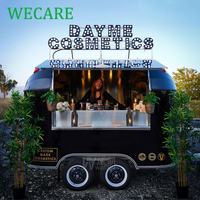 WECARE personnalisé 3m petite remorque alimentaire Pizza Burger Taco camion entièrement équipé Hot Dog café chariot Vintage Food Truck à vendre