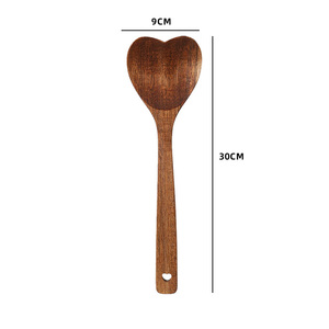Cucchiai in Legno a Forma di Cuore, Utensili da <span class=keywords><strong>Cucina</strong></span> per Cucinare con Amore, Accessori per Matrimoni e Inaugurazioni Casa - Product Image 5