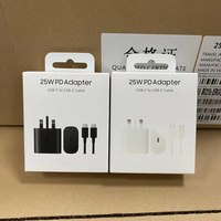 Cargador Superrápido para Reino Unido EP-TA800XBEGEU PD3.0 25W USB-C con Cable Tipo C para Galaxy S25 Edge