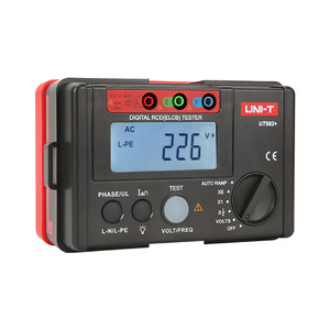 Probador Digital de RCD (ELCB) UNI-T UT582+ para Circuitos Monofásicos con Pantalla LCD Retroiluminada y Función de Retención de Datos, Certificación CE y UKCA - Product Image 2