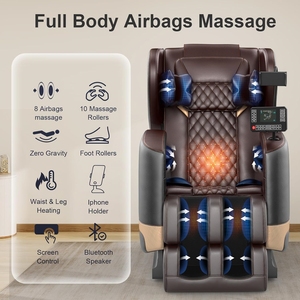 <b>Chair</b> <b>Zero</b> <b>Gravity</b> <b>Chairs</b> and Recliner Air Bags APP Control Speaker Intensity - Product Image 4