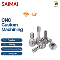 Low Cost Factory Direct Pricing GB839 304 Stainless Steel M2/M3/M4/M5/M6/M8 Slotted Thumb Screw Knurled Head Captive Screw CNC