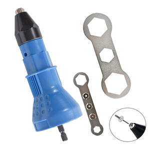 Pistola Remachadora Eléctrica Portátil con Adaptador para Remaches Ciegos de 2.4-4.8mm, Accesorio de Herramienta de Aluminio - Product Image 1