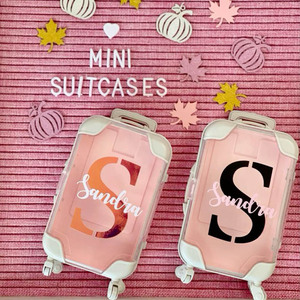 Maleta de plástico cuadrada Mini de lujo al por mayor, equipaje, logotipo personalizado, caja de embalaje de pestañas vacía, Etiqueta Privada, estuche de brillo de labios - Product Image 2