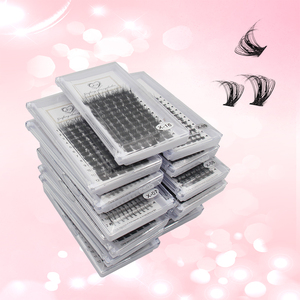 Chất Lượng Cao Pre Cắt Lông Mi Giả Tự Làm Lash Mở Rộng Bán Buôn D + Curl Lông Mi Cụm Phần Mở Rộng Phân Khúc Lông Mi - Product Image 1