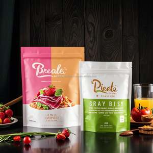 ถุงซิปล็อคแบบตั้งได้ พิมพ์ลายกราเวียร์ตามสั่ง สำหรับบรรจุภัณฑ์ขนมขบเคี้ยว ใช้ซ้ำได้ เป็นมิตรกับสิ่งแวดล้อม และใช้งานได้จริง - Product Image 2