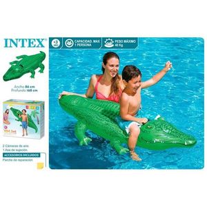 Coccodrillo gonfiabile Intex 168x86cm, galleggiante per piscina per bambini e adulti - Product Image 3