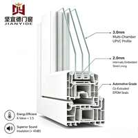 Ventanas Corredizas Horizontales Modernas de PVC con Doble Acristalamiento y Resistentes al Viento para Sala de Estar y Uso Escolar, Venta al Por Mayor de Fábrica