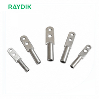 35 50 70 95 120 150 185 240 300 400 500 Sq mm Double Trou Câble Aluminium Sertissage Batterie Câble Joint Cosses