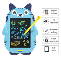Tablette d'écriture pour enfants, nouvelle conception 2023, dessin animé ABS LCD, tableau à gribouiller Panda, 8,5 pouces