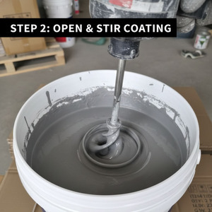 Revêtement acrylique imperméable commercial <span class=keywords><strong>pour</strong></span> toiture, mur, béton, protection extérieure à base d'eau - Product Image 6