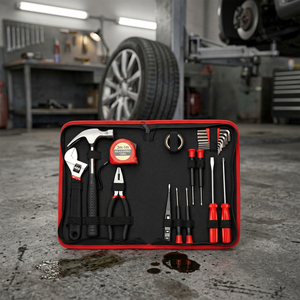 Wholesale DIY Hand <b>Tool</b> Set Carbon Steel Household Bag Package Customizable OEM <b>Tool</b> Kit for Gift Promotion - Product Image 4