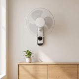 Ventilateur mural électrique à moteur en cuivre pur, 3 vitesses, télécommande, oscillant, vent puissant, faible bruit, usage domestique
