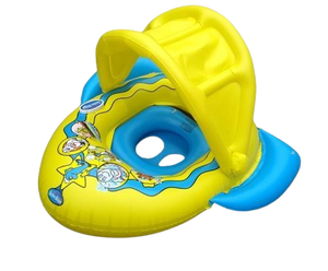 Phao bé bền với tán bảo vệ, được thiết kế để vui chơi dưới nước an toàn và thoải mái dưới ánh mặt trời - Product Image 4