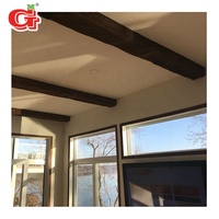 Vente en gros de profilés décoratifs en PU imitation bois pour plafond, modèle Gemei GW-3302, pour la rénovation intérieure.