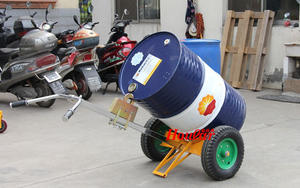 פלדה שמן ידני פלדה חבית משאית עם פה נשר ארבעה גלגל, מכונית משיכה טובה - Product Image 5