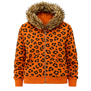 Sudadera con Capucha Reversible de Doble Cremallera, Diseño Personalizado, Tejido Polar Resistente, para Hombre y Mujer, con Forro de Piel Sintética, Transpirable y de Secado Rápido - Product Image 2