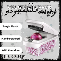 "Groothandel Handmatige Multifunctionele Groentechopper, Bpa-Vrije Plastic Voedselsnijder Voor Fruitsalade En Groenten, Vaatwasmachinebestendig"