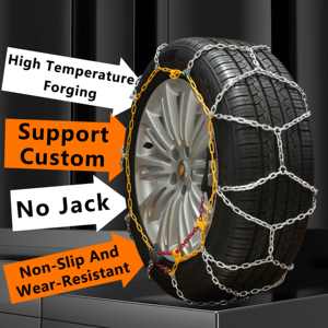 Bohu nouvelles chaînes antidérapantes universelles de neige de pneu de roue de voiture d'urgence avec la vitesse maximum de 40 km/h 1 an de garantie Construction d'acier allié - Product Image 3