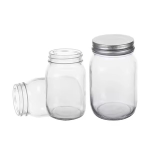JM Tùy Chỉnh Bán Buôn 250Ml 500Ml 750Ml 1000Ml Cấp Thực Phẩm An Toàn Mận Chai Rượu Vang Thủy Tinh Rỗng Rộng Miệng Dưa Mason Jar Với Nắp Đậy - Product Image 2